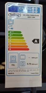 BEL 60cm duel fuel mini range Cooker in charcoal cream - Image 12