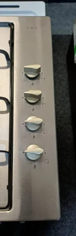 CDA HG6151SS 60cm Stainless Steel 4 Burner Gas Hob with Enamel Pan Stands & FFD - Image 4