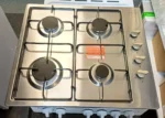 CDA HG6151SS 60cm Stainless Steel 4 Burner Gas Hob with Enamel Pan Stands & FFD