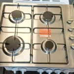 CDA HG6151SS 60cm Stainless Steel 4 Burner Gas Hob with Enamel Pan Stands & FFD