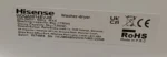HISENSE 3 Series WDQA8014EVJM 8kg 5kg Washer Dryer In White - Image 11