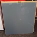 Grey silver 70cm Glass Splashback