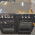 Beko KDVC100K 100cm Range Cooker with Double Oven & 5-Zone Hob