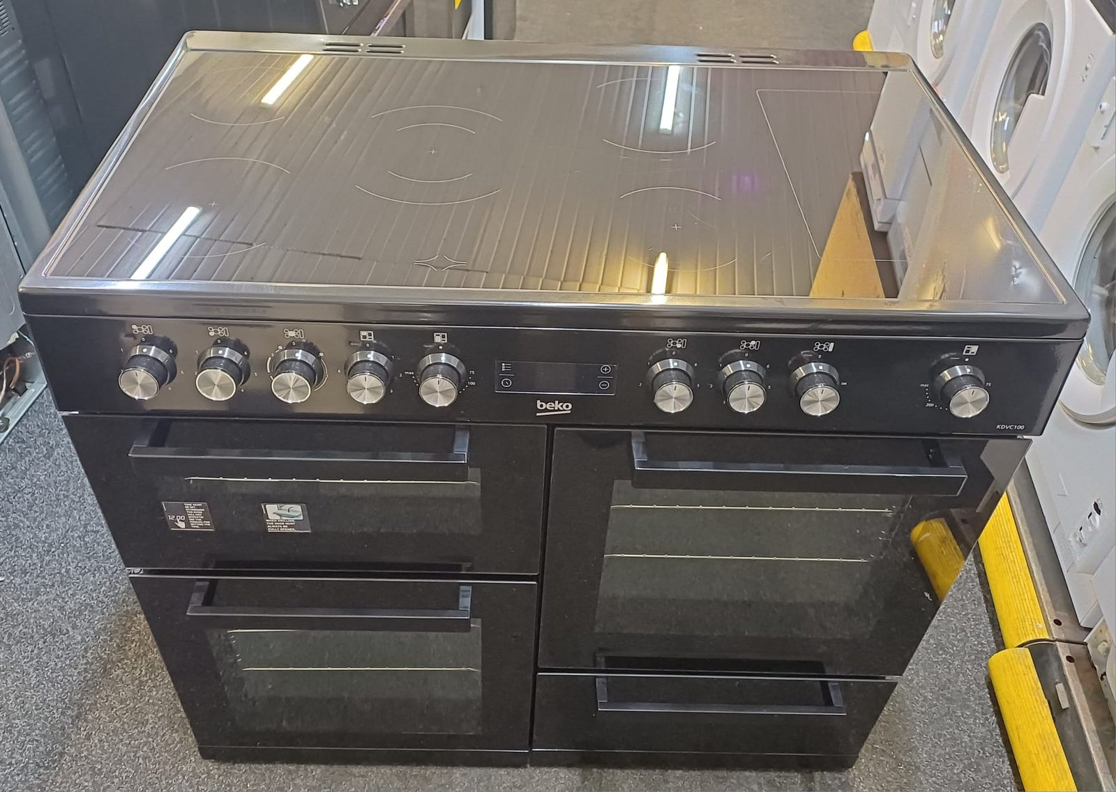 WhatsApp Image 2026-02-10 at 11.10.12 PM (1) Beko KDVC100K 100cm Range Cooker with Double Oven & 5-Zone Hob - Image 1