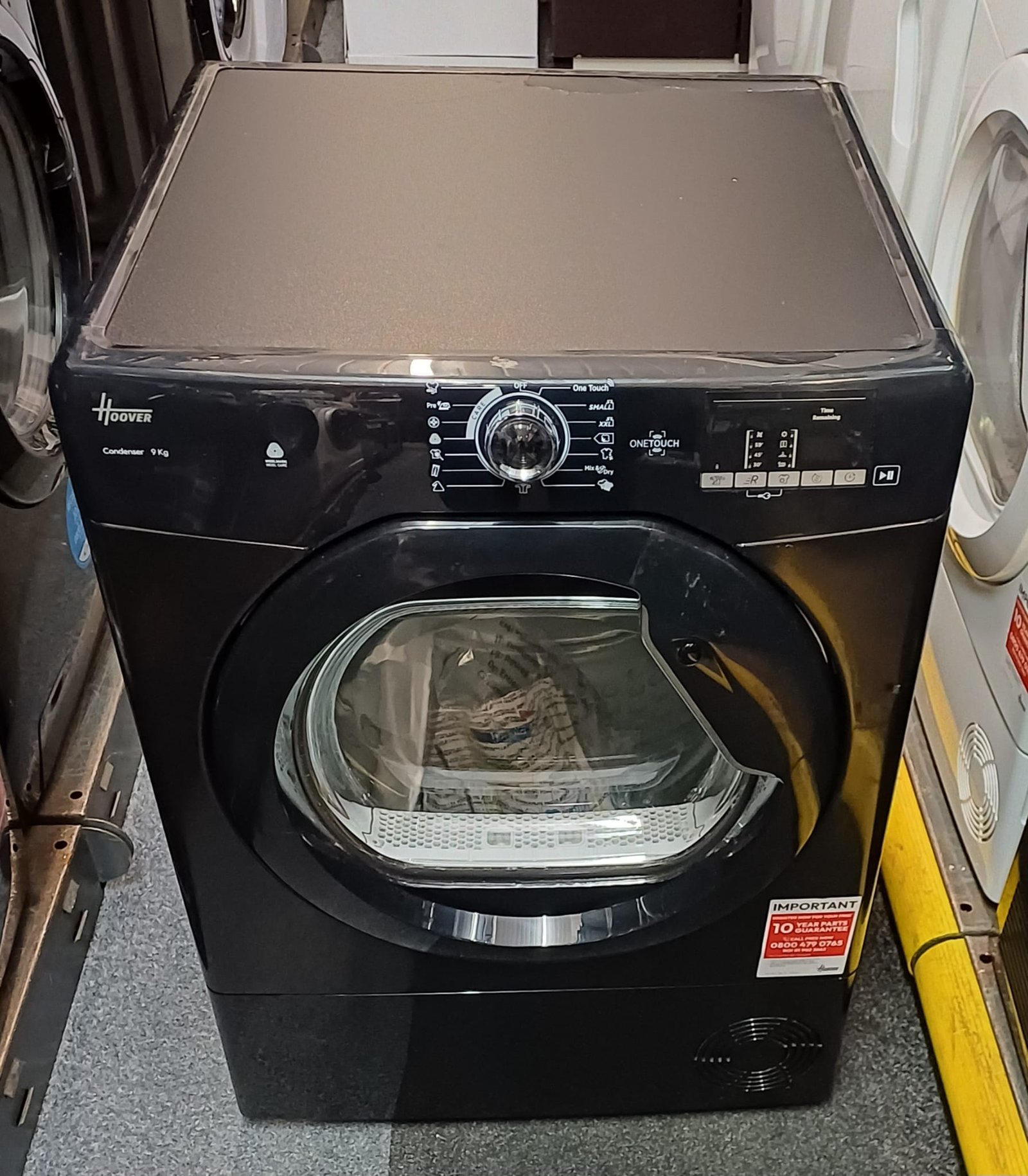 WhatsApp Image 2026-02-17 at 12.32.48 AM (2) Hoover H-Dry 300 Lite HLE C9DGB-80 9kg Freestanding Dryer Black - Image 1