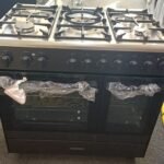 KENWOOD CK601G 90 cm Gas Range Cooker - Matt Black & Chrome