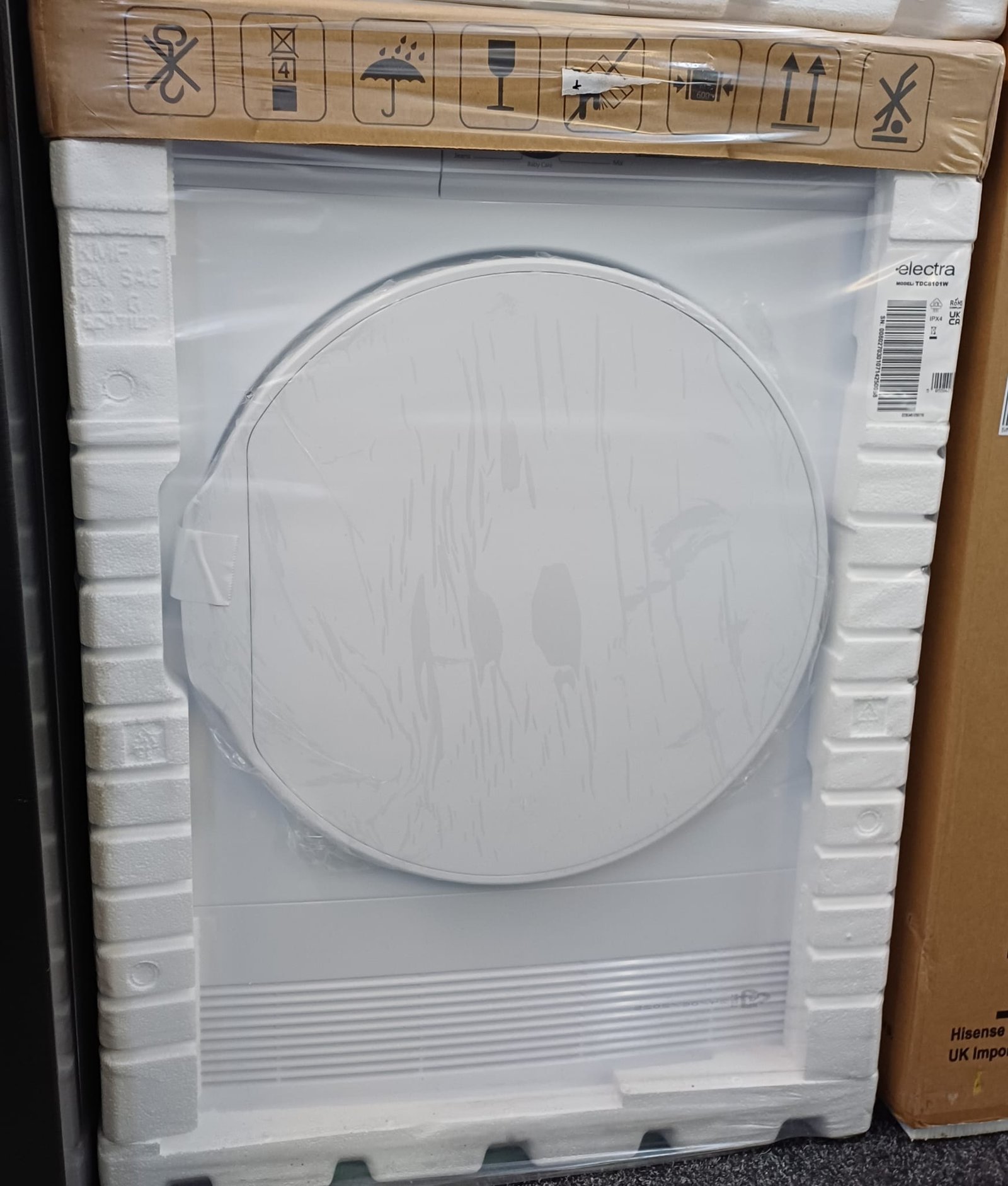 WhatsApp Image 2026-02-26 at 10.30.39 PM (1) Electra TDC8101W 8kg Freestanding Condenser Tumble Dryer - White - Image 1