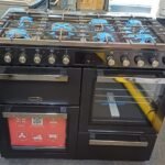 Montpellier MDFRC100K Dual Fuel Range Cooker – 100cm Black