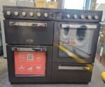 Montpellier MDFRC100K Dual Fuel Range Cooker – 100cm Black - Image 3