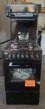 Beko KA52NEK 50cm Freestanding Natural Gas Cooker – Black - Image 2
