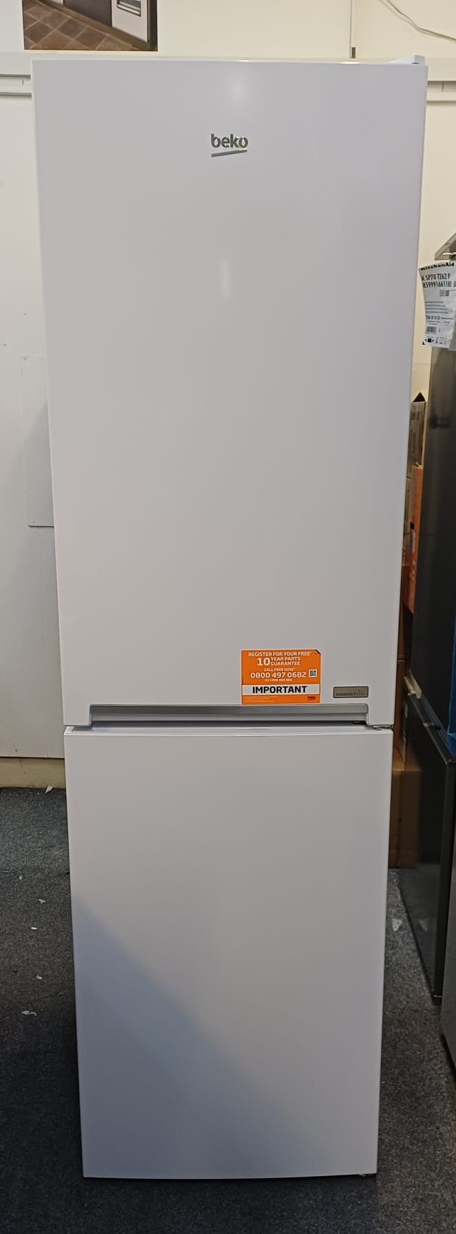 WhatsApp Image 2026-03-24 at 2.20.28 AM Beko HarvestFresh CNG4582VW 50/50 Fridge Freezer – White - Image 1