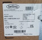 Belling 60cm Black Angled Glass Cooker Hood - Image 9