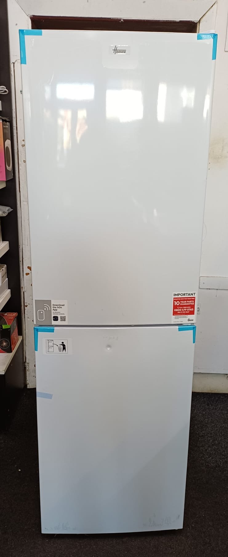 WhatsApp Image 2026-04-06 at 10.11.17 PM Hoover 55cm 50-50 Fridge Freezer in white HOCT3L517EWK-1 - Image 1