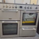 LEISURE Cookmaster CK100C210S Electric 100cm Ceramic Cooker Silver Chrome