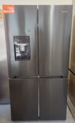 Hotpoint 4 door American Fridge Freezer Dark Inox grey HPGF 6564 XK4UK