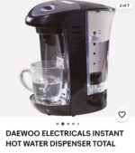Daewoo Instant Hot Water Dispenser 1.8L Countertop Boiler - Image 4