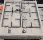 Hisense GM642XHS Gas Hob 4 Burner Stainless Steel Built-In Cooker