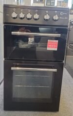 Flavel MLB7CDK Freestanding Electric Cooker 50cm Double Oven Black - Image 2