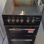 Flavel MLB7CDK Freestanding Electric Cooker 50cm Double Oven Black