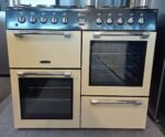 FLAVEL Milano 100cm MLN10FRK Dual Fuel Range Cooker Cream And Black - Image 3