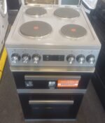 Beko KDV555AS 50cm Electric Cooker Double Oven Silver