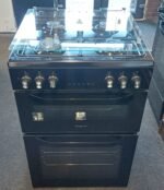 Hotpoint HDD6GDC2B1 60cm Dual Fuel Multiflow Cooker Black