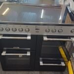 FLAVEL MLN10CRS Electric Ceramic Range Cooker - Black & Chrome