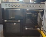 FLAVEL MLN10CRS Electric Ceramic Range Cooker - Black & Chrome - Image 3