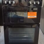 Hotpoint HDE6VDB1 Electric Cooker Double Oven Ceramic Hob Black