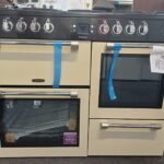 LEISURE Cookmaster CK110F232C 110 Cm Dual Fuel Range Cooker In Cream And Black