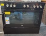 LOGIK 90cm Dual Fuel Range Cooker Black LFTG90B25 - Image 3