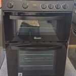 Swan SX16730B 60cm Double Oven Electric Cooker • Ceramic Hob • Black • 99 L