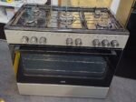 Logik LFTG90S25 90cm Duel Fuel Range Cooker Silver And Black - Image 2