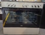 Logik LFTG90S25 90cm Duel Fuel Range Cooker Silver And Black